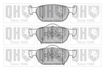 QUINTON HAZELL BP1658 Тормозные колодки и сигнализаторы для HONDA ACCORD VIII универсал (CW) 2.2 i-DTEC (CW3)