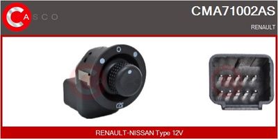 COMUTATOR REGLAJ OGLINDA CASCO CMA71002AS