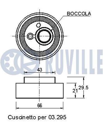 ROLA INTINZATOR CUREA DISTRIBUTIE RUVILLE 542042 1