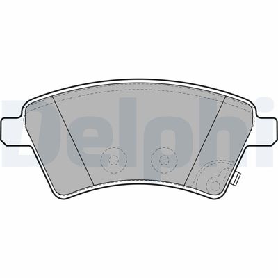 Brake Pad Set, disc brake LP1966