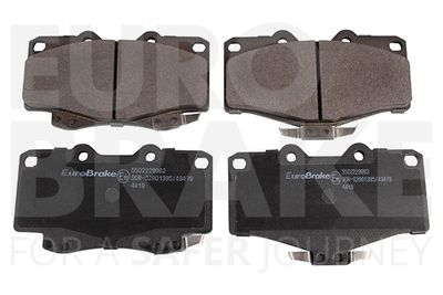 Комплект тормозных колодок, дисковый тормоз EUROBRAKE 5502229962 для VW TARO