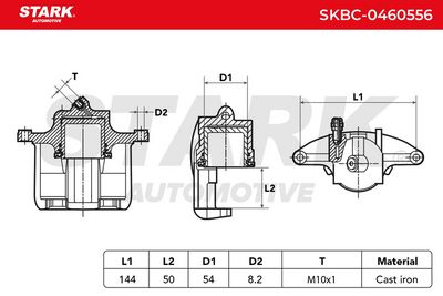 спирачен апарат STARK SKBC-0460556