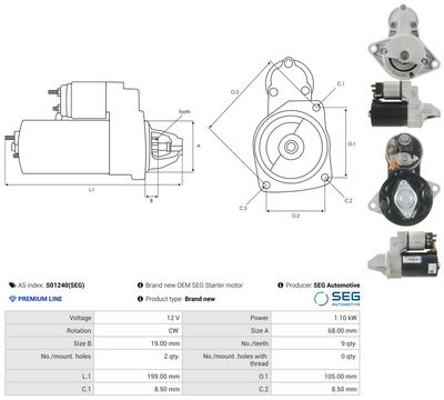 STARTER AS-PL S01240SEG 4