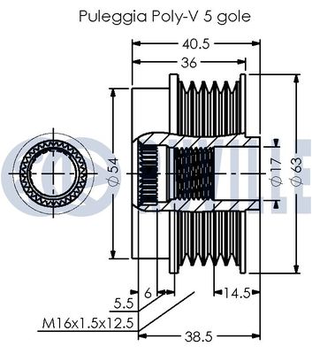 SISTEM ROATA LIBERA GENERATOR RUVILLE 542493 1