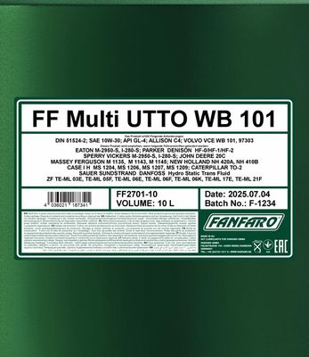 FANFARO Multi UTTO WB 101 10L
