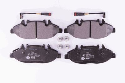 Комплект тормозных колодок, дисковый тормоз HELLA 8DB 355 010-651 для MERCEDES-BENZ VIANO