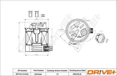 FILTRU COMBUSTIBIL DR!VE+ DP1110130104 6
