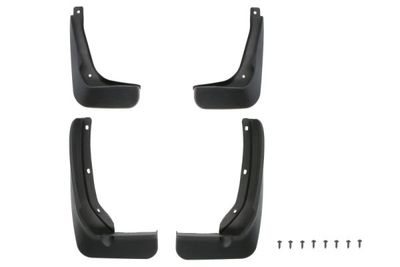 Spatlap Achter/Voor Links/Rechts (set 4 stuks.) past: VW POLO V 6C (Saloon) 05.14-09.17