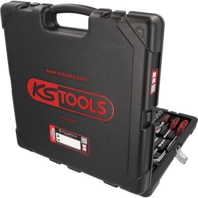 Ks Tools - Gola sada 1/4"+3/8"+1/2", 216ks