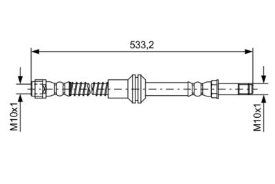 Bromsslang BOSCH 1 987 481 609