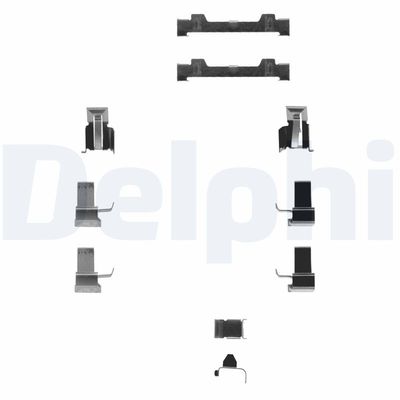 SET ACCESORII PLACUTE FRANA DELPHI LX0124