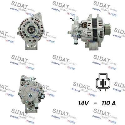 Генератор SIDAT A12HY0128 для HYUNDAI H-1