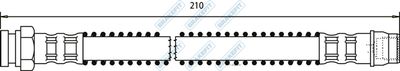 APEC Brake Hose BHO4114