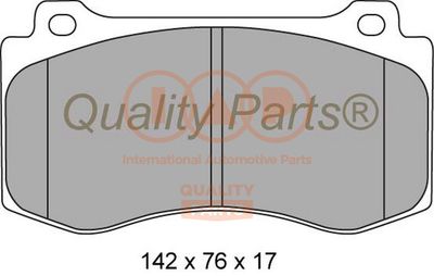 Комплект тормозных колодок, дисковый тормоз IAP QUALITY PARTS 704-02074 для CHRYSLER 300C