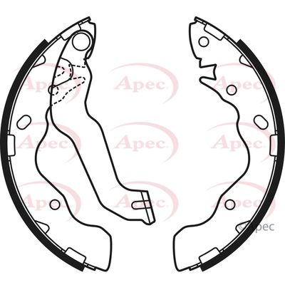 Brake Shoe Set APEC SHU672