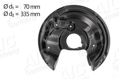 SPRITZBLECH BREMSSCHEIBE