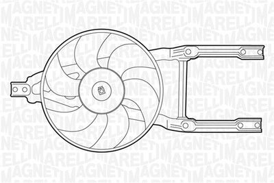 MAGNETI MARELLI Lüfter, Motorkühlung