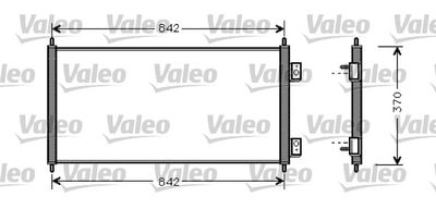 VALEO 818050 Радиатор кондиционера  для FORD TRANSIT (Форд Трансит)