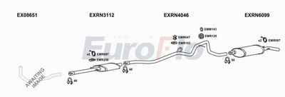 Układ wydechowy EUROFLO RN18163001D
