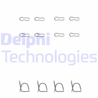 Комплектующие, колодки дискового тормоза DELPHI LX0020 для CITROËN LNA