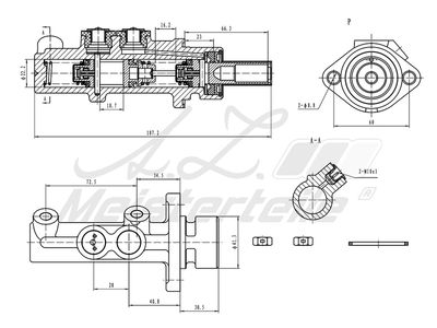 Спирачна помпа A.Z. Meisterteile AZMT-44-110-1061