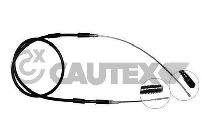 Тросик, cтояночный тормоз CAUTEX 762409 для RENAULT SAFRANE