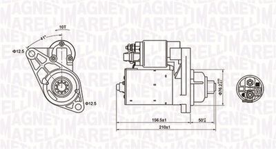 Startér MAGNETI MARELLI 063721197010
