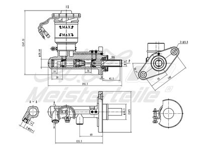 Спирачна помпа A.Z. Meisterteile AZMT-44-110-1076