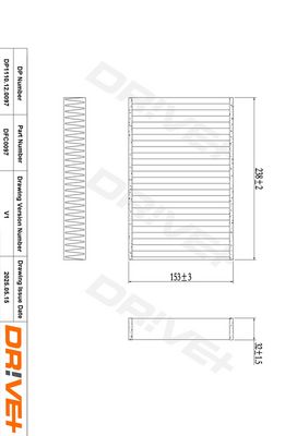 FILTER INNENRAUMLUFT DR!VE+ DP1110120097 0