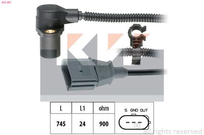 Generátor impulsů, klikový hřídel KW 453 267