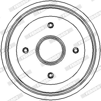 BREMSTROMMEL FERODO FDR329122 2