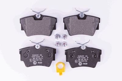 Комплект тормозных колодок, дисковый тормоз HELLA 8DB 355 010-761 для RENAULT TRAFIC