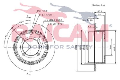 DISC FRANA RAICAM RD00341 2