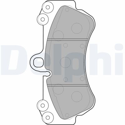 Brake Pad Set, disc brake LP2057