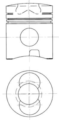 Zuiger (diameter 102mm, STD)