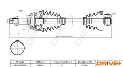 ANTRIEBSWELLE DR!VE+ DP2110100334