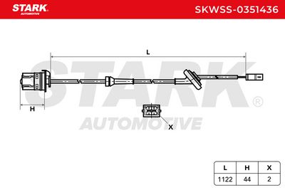 датчик, обороти на колелото STARK SKWSS-0351436