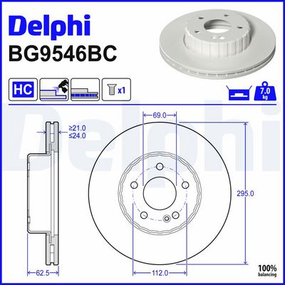спирачен диск DELPHI
