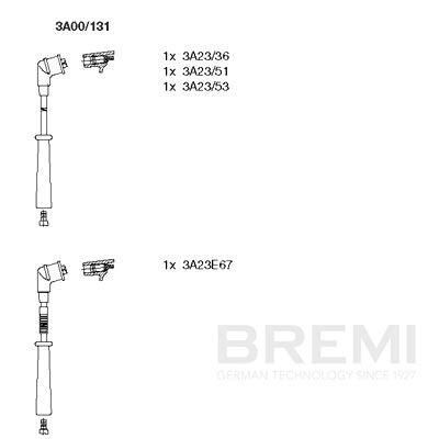 комплект запалителеи кабели BREMI 3A00/131