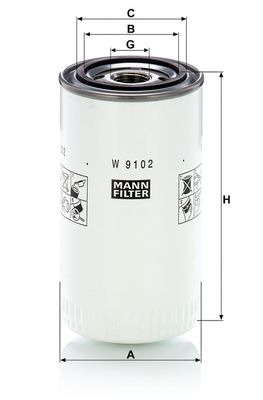Filter ulja MANN-FILTER W 9102