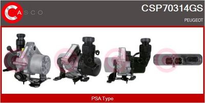 Hydraulické čerpadlo, řízení CASCO CSP70314GS