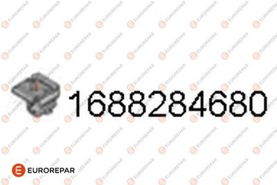 Резиновые полоски, система выпуска EUROREPAR 1688284680 для PEUGEOT 301