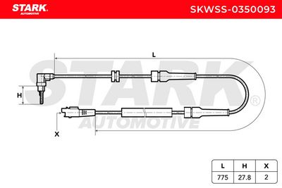 датчик, обороти на колелото STARK SKWSS-0350093