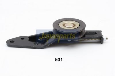 JAPANPARTS Įtempiklio skriemulys, V formos rumbuotas diržas
