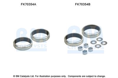 Монтажен комплект, изпускателна тръба BM Catalysts FK70354