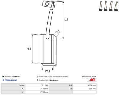 PERIE GENERATOR AS-PL AB0007P 1