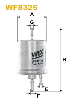 Fuel Filter WIX FILTERS WF8325
