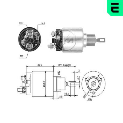 магнитен превключвател, стартер ERA ZM778C