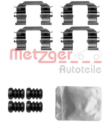Комплектующие, колодки дискового тормоза METZGER 109-1870 для OPEL AGILA