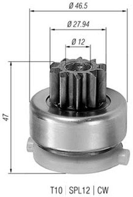 MAGNETI MARELLI Krumpliaratis, starteris